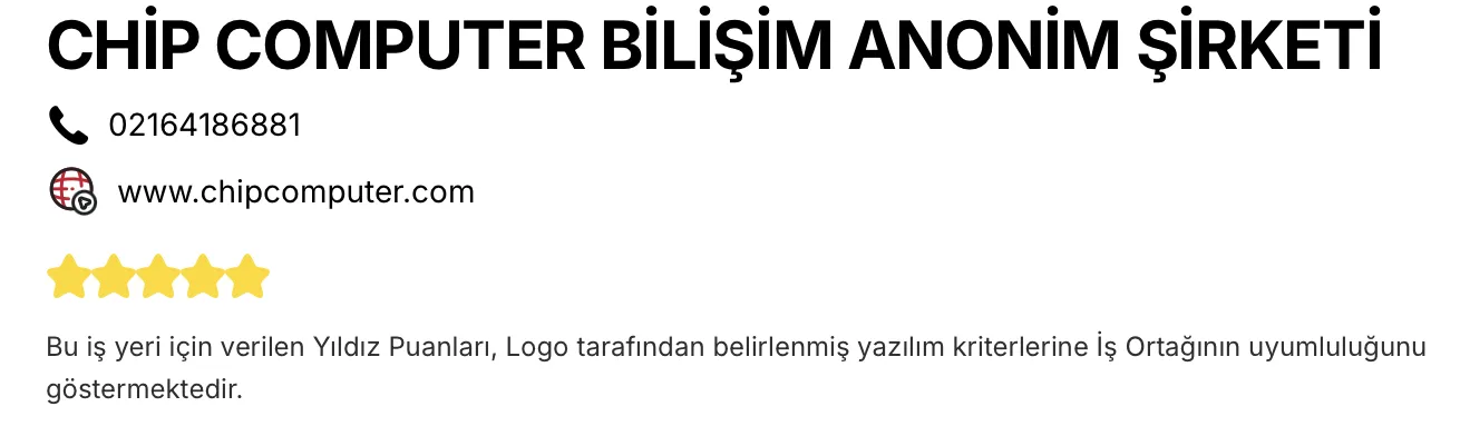 5 Yıldızlı İş Ortağı